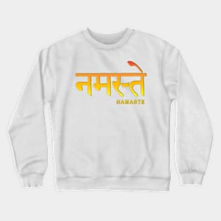 Namaste Sanskrit Design Crewneck Sweatshirt